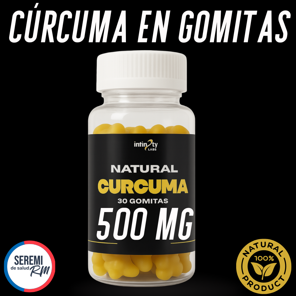 Cuerpo y mente en orden, Gomitas de Cúrcuma 500 MG +🎁 Guía digital de bienestar de regalo