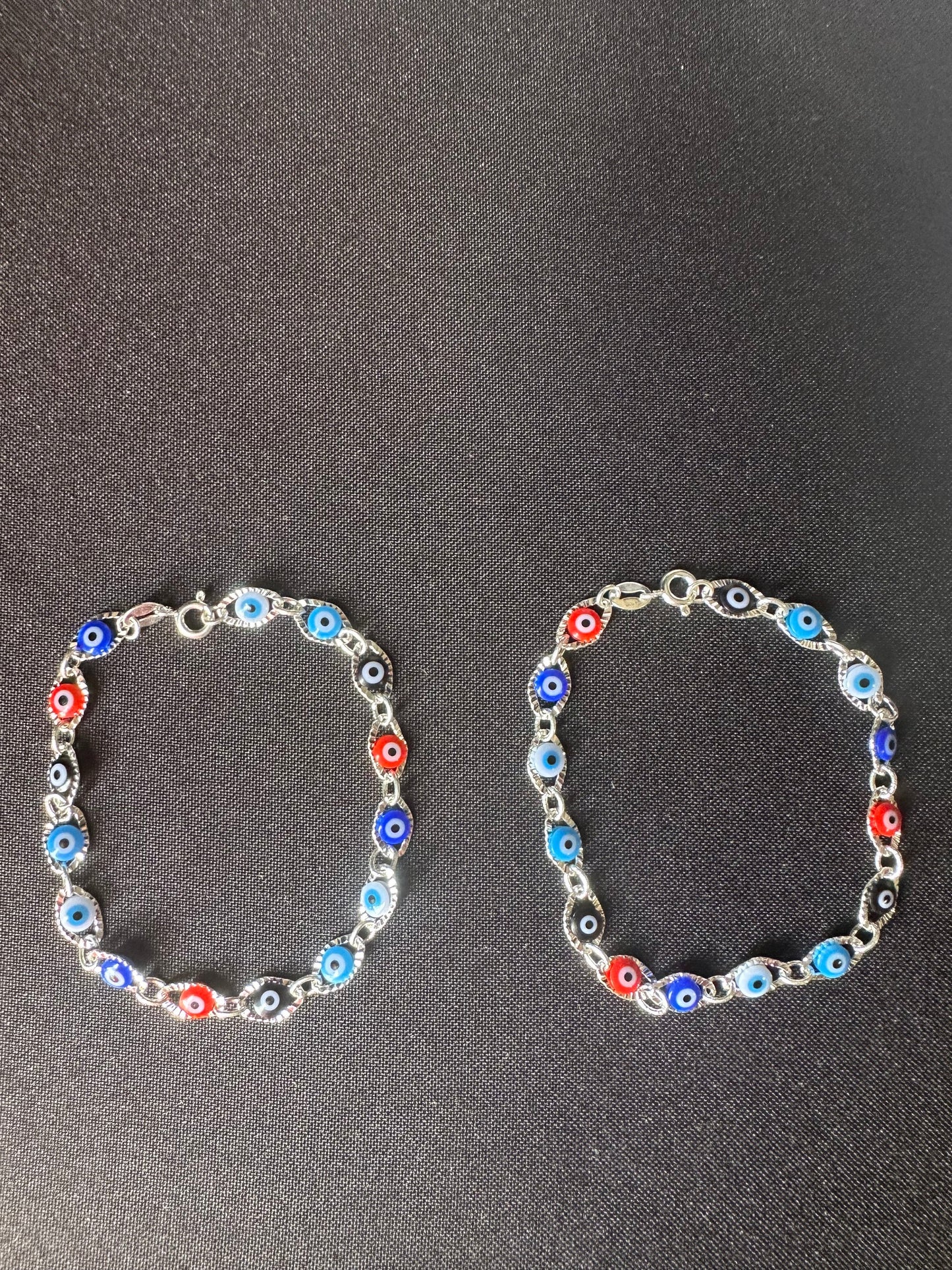2x1 Ojo turco, Protección espiritual y buena fortuna, en plata 925 certificada + Garantía + Envío Gratis